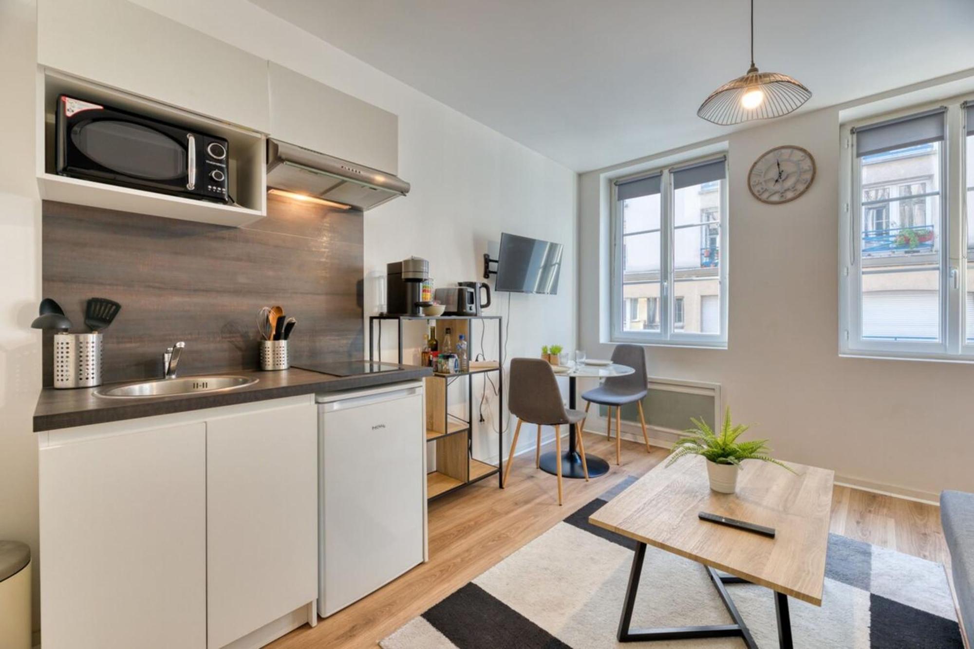 Le Thibaut Studio Renove Au Coeur De Rouen Buitenkant foto