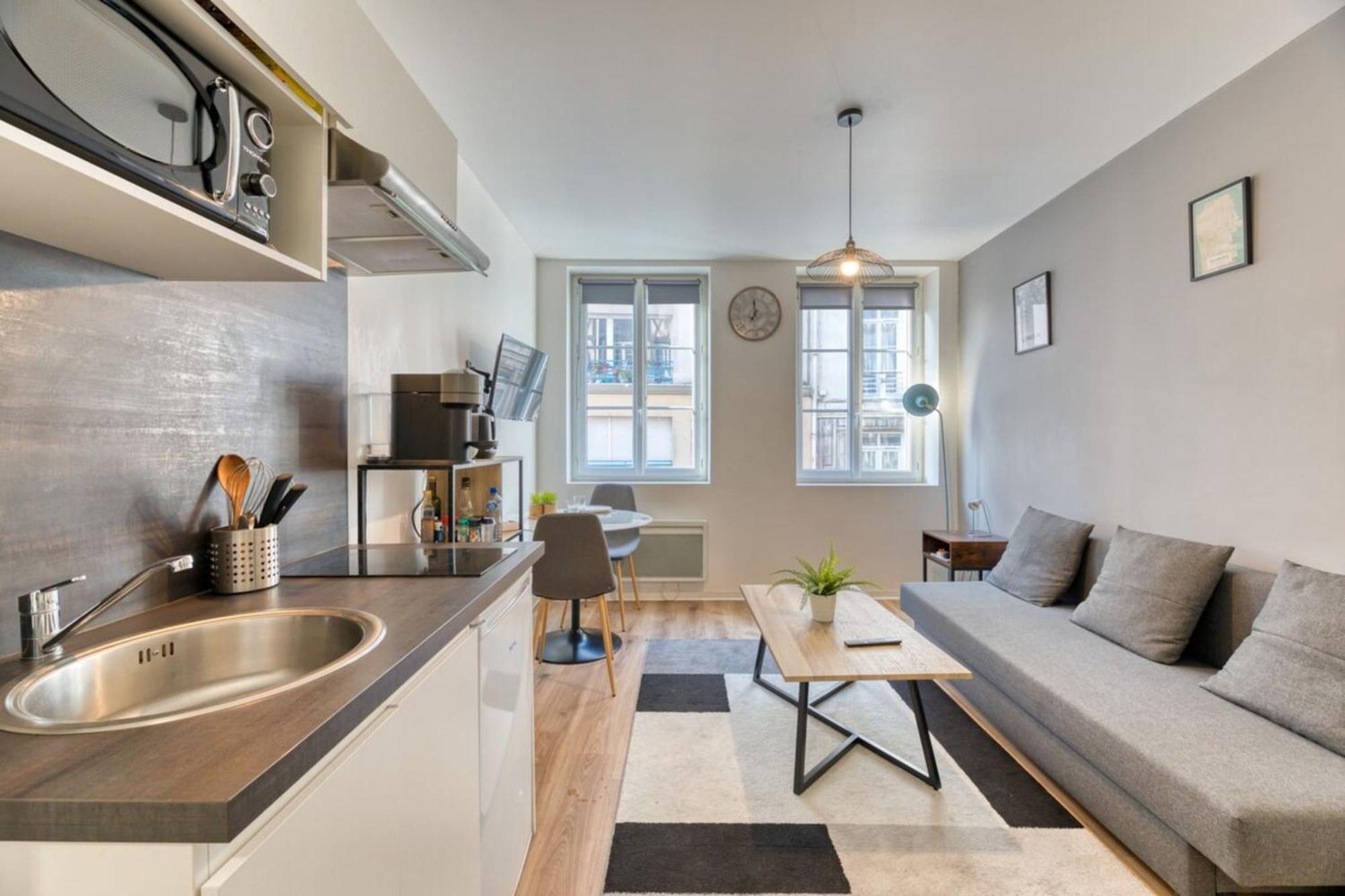 Le Thibaut Studio Renove Au Coeur De Rouen Buitenkant foto