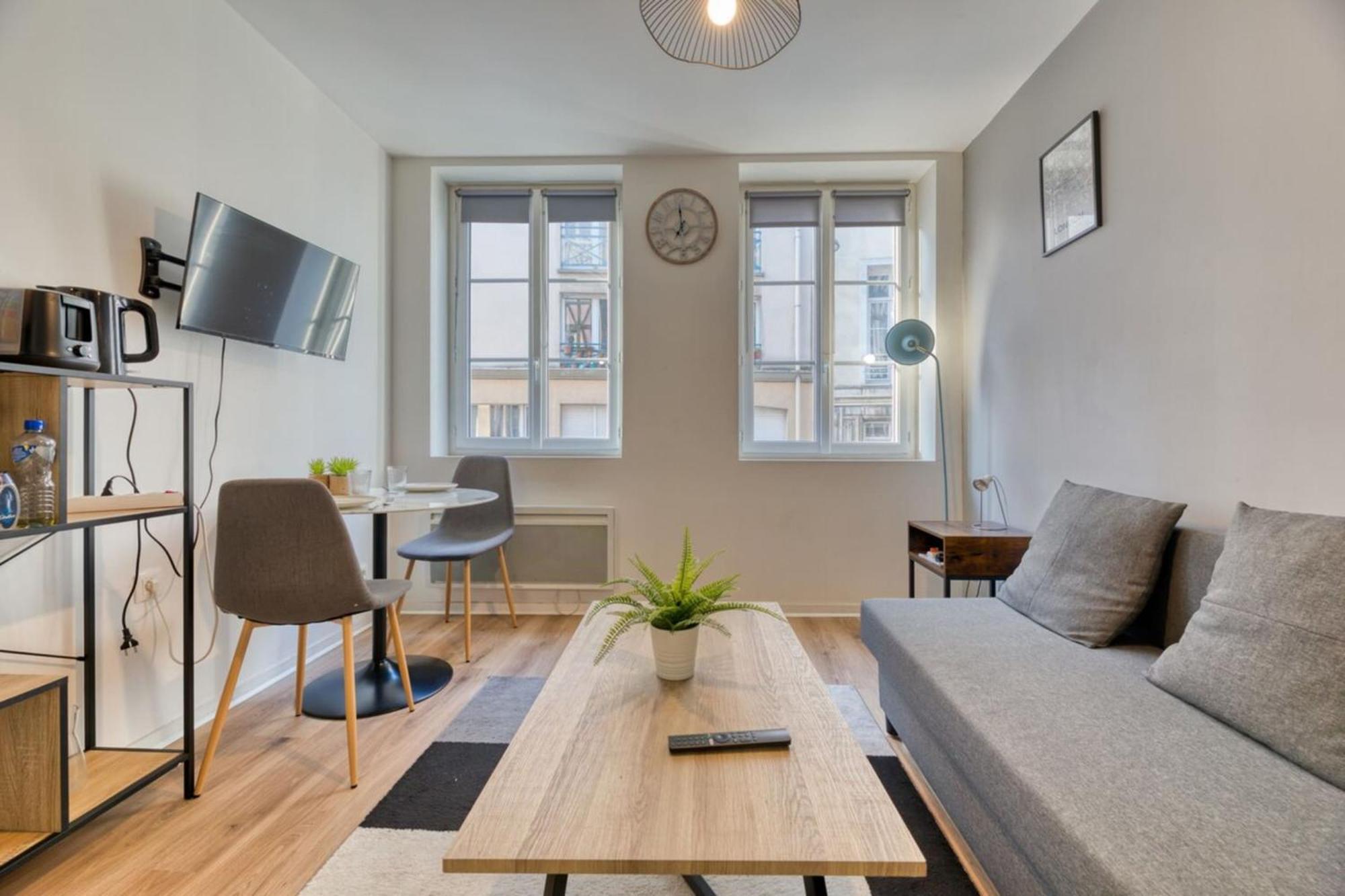 Le Thibaut Studio Renove Au Coeur De Rouen Buitenkant foto